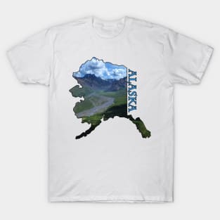 State of Alaska Outline T-Shirt